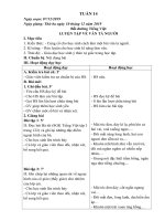 Giáo án lớp 5 Tuần 14 - Buổi 2: năm học 2019 - 2020