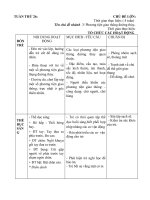 Giáo án tuần 26. chủ đề nhánh: Phương tiện giao thông đường thủy .Chủ đề: Phương tiện giao thông.