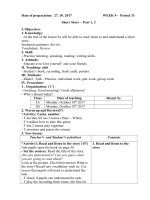 Giáo án Tiếng Anh lớp 3 - Tuần 9