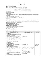 Giáo án lớp 3 Tuần 12 - TNXH