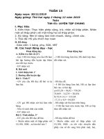 Giáo án lớp 5 Tuần 13 Năm học: 2019 - 2020