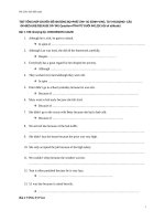 TEST TONG HOP CAC CHUYEN DE LON HAY THCS