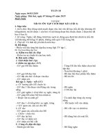 GA môn chính tuần 18