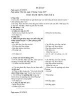 Giáo án tuần 27 Lớp 2A ( Buổi 2)