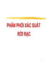 Bài giảng 3. Phân phối xác suất rời rạc