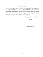 (Luận văn thạc sĩ) Một số giải pháp xây dựng chính quyền điện tử tỉnh Lạng Sơn giai đoạn 2017 - 2020