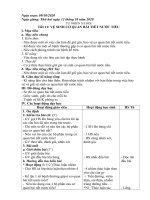 Giáo án lớp 3 Tuần 6 - TNXH năm học 2020 -2021