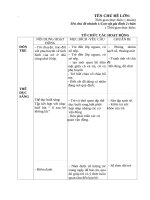 Giáo án tuần 26 Con vật gđ 2 chân