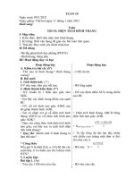 Giáo án lớp 5B - tuần 19