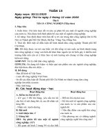 Giáo án lớp 5 Tuần 13 - Địa lí: năm học 2020 - 2021