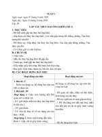 Giáo án Thủ công Lớp 3 - Tuần 01