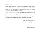 (Luận văn thạc sĩ) Nghiên cứu giải pháp nâng cao chất lượng thiết kế công trình thủy lợi, áp dụng cho dự án trạm bơm tiêu Yên Nghĩa