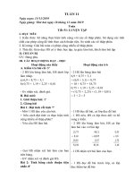 Giáo án lớp 5 Tuần 11 - Năm học: 2019 - 2020
