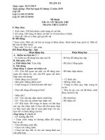 giáo án Mĩ thuật - kĩ thuật lớp 1 2 3 4 5 - Tuần 13 (2019 - 2020)