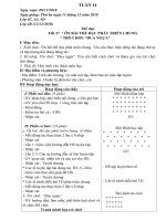 giáo án thể dục lớp 1 3 4 5 - Tuần 14