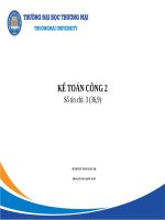Slide KẾ TOÁN CÔNG 2 TMU