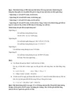 Giải bài tập NGÂN HÀNG THƯƠNG MẠI