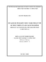Tài liệu luận văn Du Lịch Di Tích Kiến Trúc Nghệ Thuật Với Sự Phát Triển Của Du Lịch Thái Bình