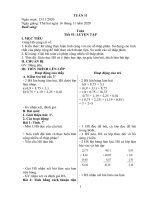 Giáo án lớp 5B - tuần 11