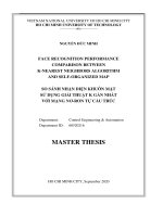 So sánh nhận diện khuôn mặt sử dụng giải thuật k gần nhất với mạng nơ ron tự cấu trúc 