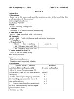 Giáo án Tiếng Anh Lớp 4 - Tuần 26