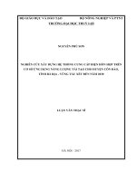 (Luận văn thạc sĩ) Nghiên cứu xây dựng hệ thống cung cấp điện hỗn hợp trên cơ sở sử dụng năng lượng tái tao cho huyện Côn Đảo, tỉnh Bà Rịa - Vũng Tàu xét đến năm 2030