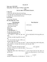 Giáo án lớp 5 Tuần 19 Năm học: 2019 - 2020