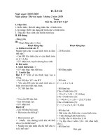 Giáo án lớp 5 Tuần 20 Năm học: 2019 - 2020