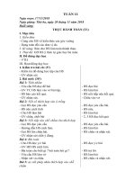 Giáo án Buổi 2 - Tuàn 11