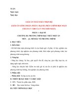 Giáo án toán 8 kì 2 soạn theo cv 3280 và cv 5512 mới nhất (trọn bộ)