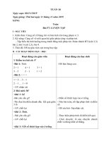 Giáo án lớp 1B tuần 10 - Buối sáng