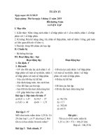 Giáo án lớp 5 Tuần 13 - Buổi 2: năm học 2019 - 2020