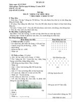 giáo án thể dục lớp 1 3 4 5 - Tuần 13