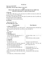 Giáo án lớp 5 Tuần 14 Năm học: 2019 - 2020