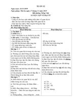 Giáo án lớp 5 Tuần 12 - Buổi 2: năm học 2019 - 2020