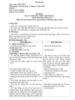 giáo án Mĩ thuật - kĩ thuật lớp 1 2 3 4 5 - Tuần 10 (2019 - 2020)