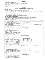 giáo án thể dục lớp 1 2 3 4 5 tuần 32 (2019 - 2020)