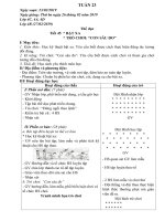 giáo án thể dục lớp 1 3 4 5 - Tuần 23