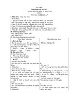 Giáo án tuần 5 lớp 4