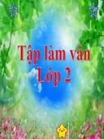 Tập làm văn 2- Tuần 22- Lan Hương - 2A7: Đáp lời xin lỗi. Tả ngắn về loài chim