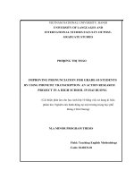 luận văn thạc sĩ cải thiện phát âm cho học sinh lớp 10 bằng việc sử dụng kí hiệu phiên âm   nghiên cứu hành động tại một trường trung học phổ thông ở hải dương​ 