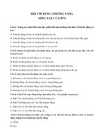 nội dung câu hỏi ôn tập để tham gia cuộc thi rung chuông vàng khối 8 năm học 20202021  thcs văn thân