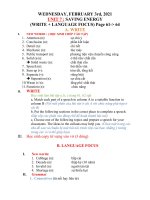 tiếng anh 92  thcs dương văn thì