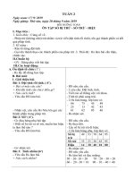 giáo án tuần 2 lớp 2 phụ