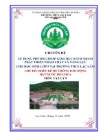 Chuyên đề sử dụng phương pháp giáo dục stem nhằm phát triển phẩm chất và năng lực cho học sinh lớp 9 tại trường thcs lạc lâm 