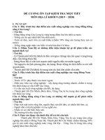 Đề cương khối 9