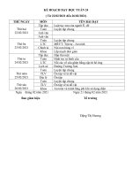 bài dạy trực tuyến lớp 5 tuần 24 từ ngày 22022021 đến ngày 26022021  tiểu học tân xuân