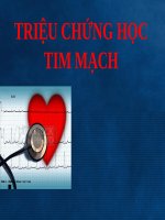 TRIỆU CHỨNG học TIM MẠCH (nội cơ sở) 