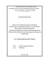 luận văn thạc sĩ sử dụng công nghệ thông tin và truyền thông để tăng động lực học tiếng anh cho học sinh lớp 10 ở một trung tâm giáo dục thường xuyên tại hải dương​ 