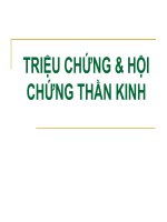 TRIỆU CHỨNG và hội CHỨNG THẦN KINH (nội cơ sở) 